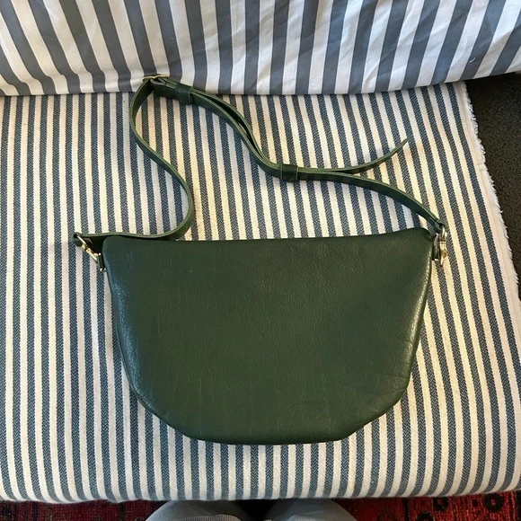 Clare V Green Leather Grande Fanny NWOT - Picture 5 of 6